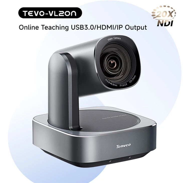 20x Optical Zoom FHD Live Streaming Camera Poe NDI stöds