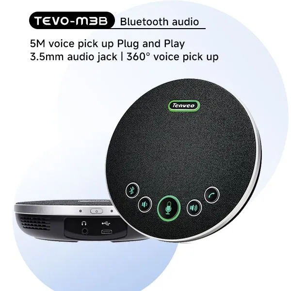 USB-konferensmikrofon med eko-avstängning