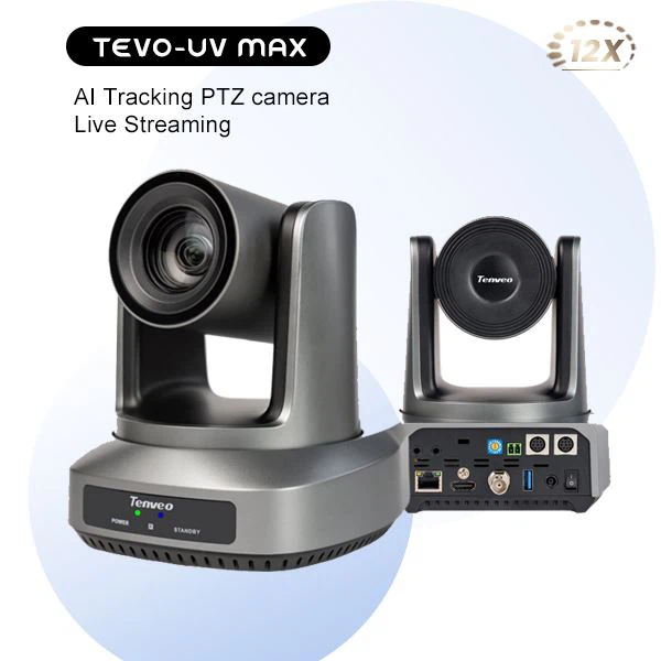 UV MAX Auto Tracking NDI SDI USB IP 12X 20X 30X PTZ Conference Camera