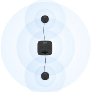 Wireless Conference Microphone Bluetooth Speakerphone With 2 Expansion Microphones