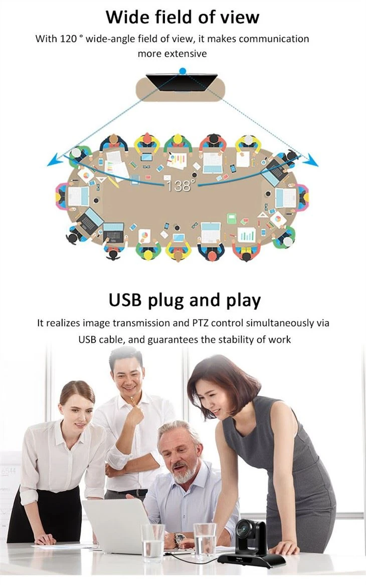 TEVO-VHD1080Pro best desktop tabletop HD video conference camera for skype , meeting room and teleconference