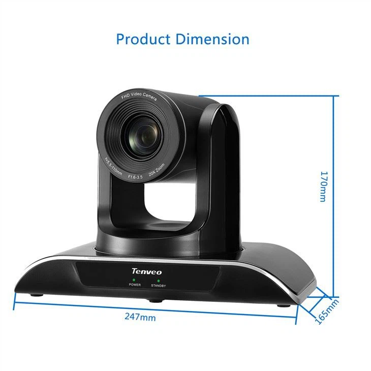 20X Zoom Plug-N-Play USB/SDI/HDMI PTZ Video Camera