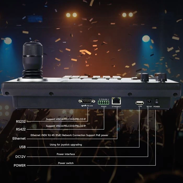 Factory Price PTZ Joystick Keyboard Controller For Conference Video Camera
